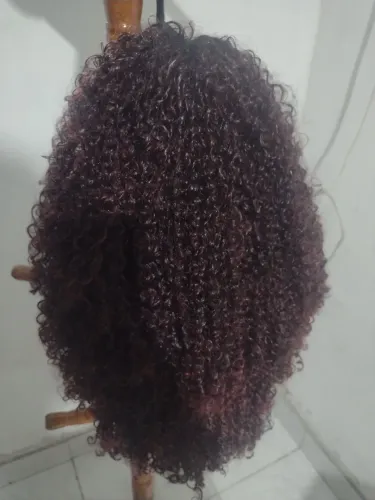 Aplique cacheado pronta