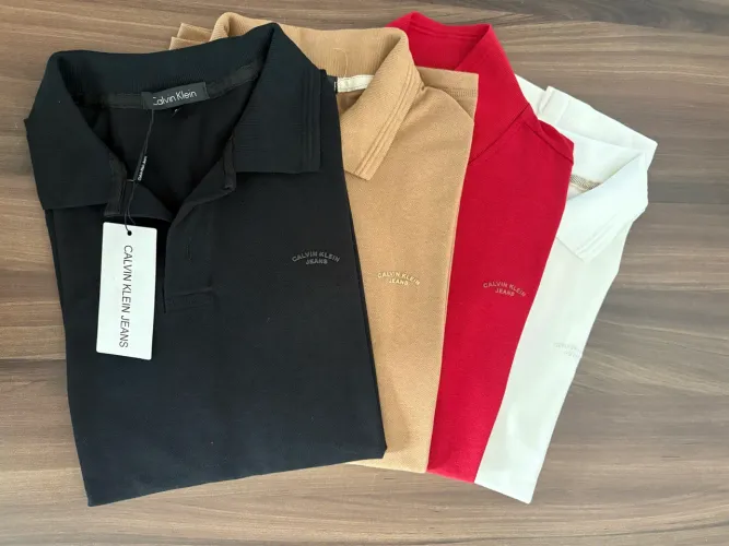 Camisa Gola Polo Calvin Klein