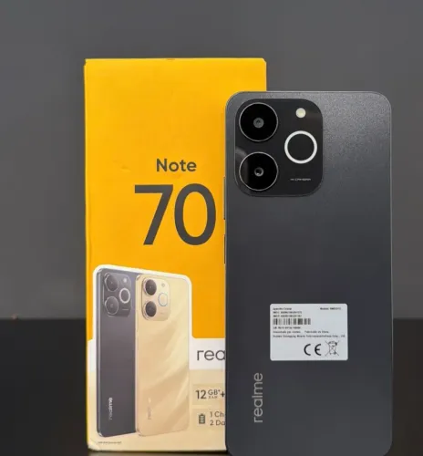 Celular Novo Lacrado - Note 70 4G - 128/4 Preto - Global Câmera boa