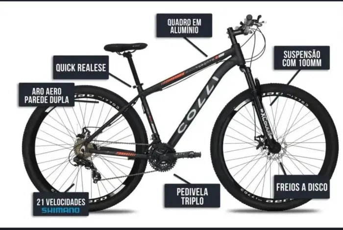 ( troco por computador/ notebook) Bicicleta COLLI TORONTO ARO 29