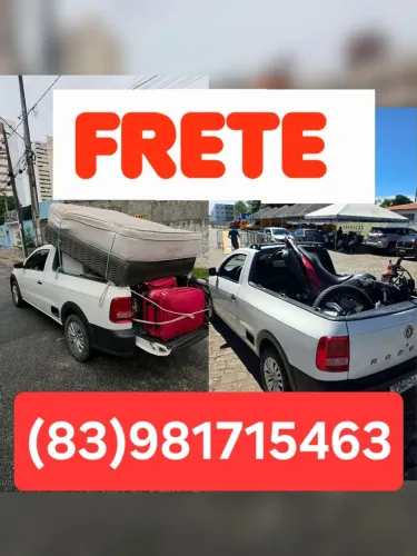 Frete impecável, R$:110,00 qualquer Região de João Pessoa e Região