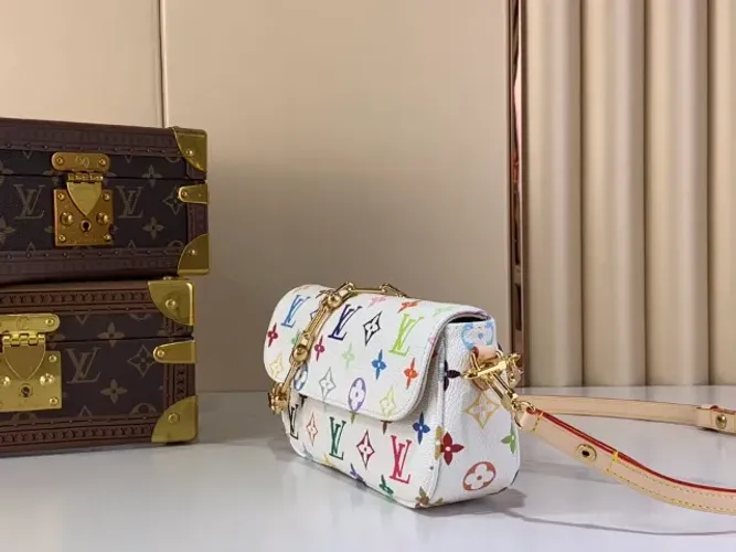 Bolsa Louis Vuitton Wallet On Chain Ivy Branca Multicolor