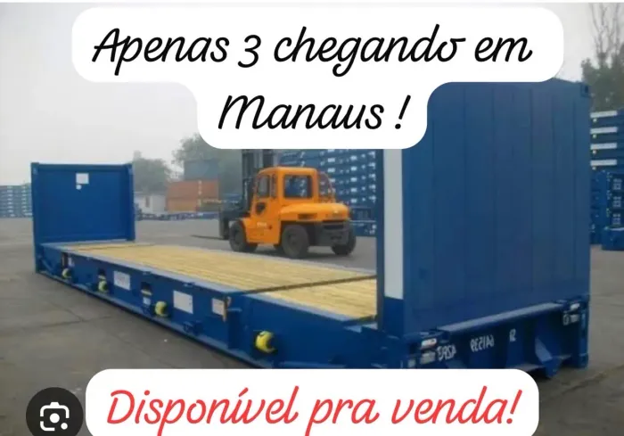 ? CONTÊINER FLAT RACK À VENDA - DISPONÍVEL EM MANAUS!