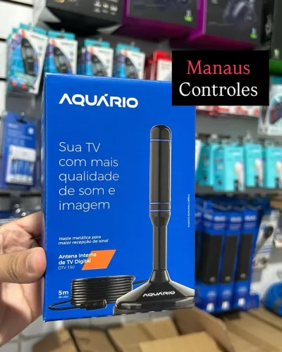 Antena Digital de TV 5 em 1 HDTV / 4K - Promoção 