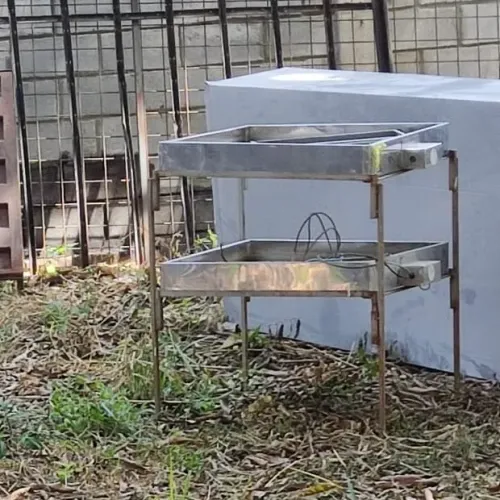 Marmiteiro em Aço Inox Usado, p/ Canteiro de Obra