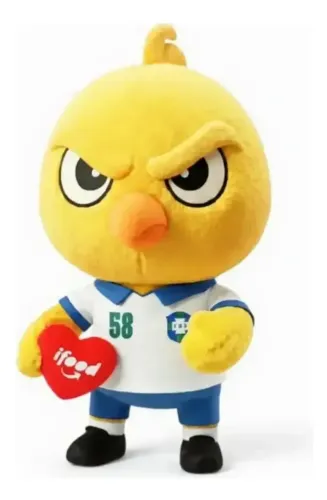Pelúcia Canarinho Ifood Seleção Brasileira 1958