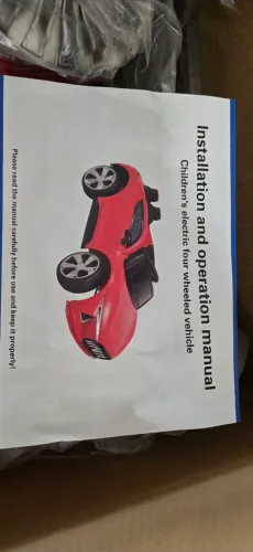 Carrinho elétrico infantil novo sem uso na caixa
