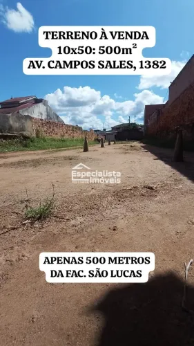 TERRENO 500m2 Campos Sales subsquina Alexandre Guim.