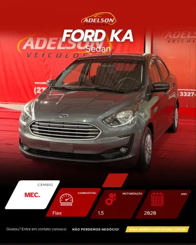 Ford KA 1.5 Sedan SE 12V Flex 4P Mec. 2020