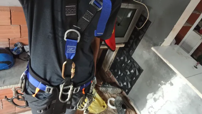 Colete de alpinista equipamentos