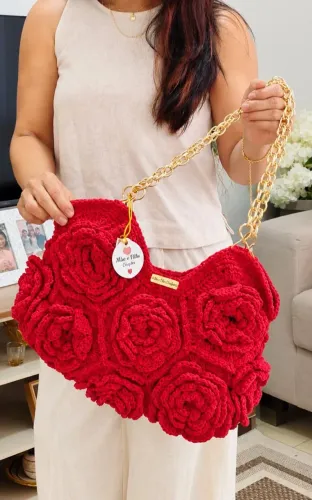 Bolsas em crochê