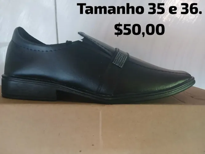 Sapato Social tamanho 34 ao 43