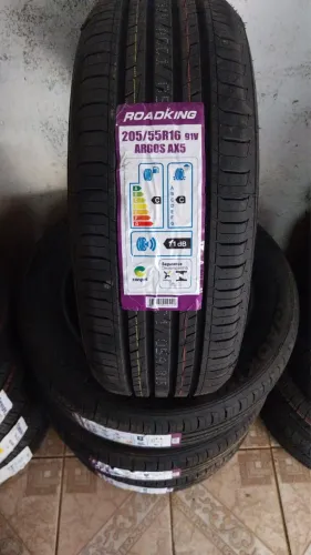 Jogo de pneu aro 16 roadking 205/55/16 