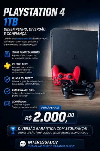 Ps4 SLIM 1TB