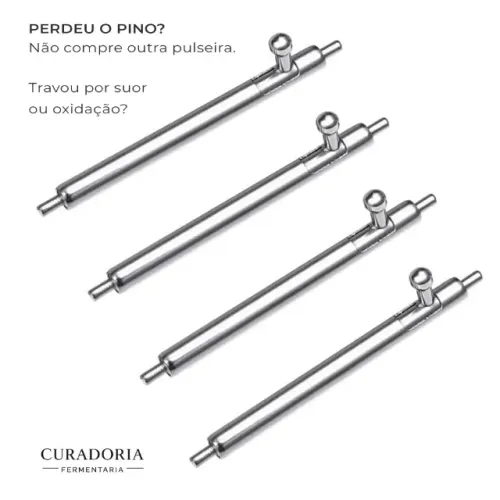 Pinos Quick Release para Garmin | Aço Inox | 20mm e 22mm