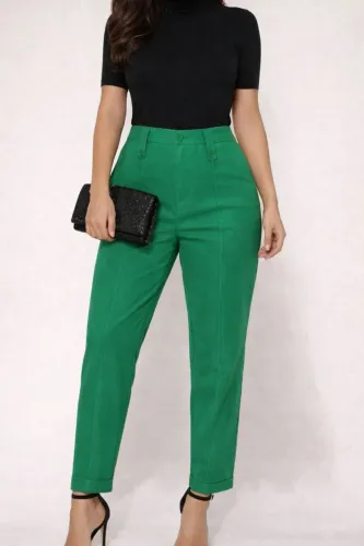 Calça de alfaiataria linda a pronta entrega