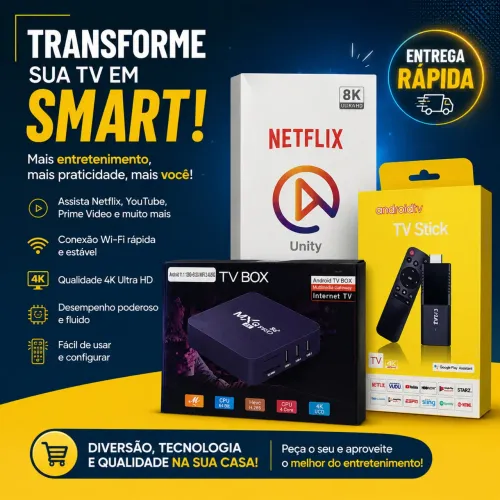 ? TRANSFORME SUA TV EM UMA SMART TV! ?