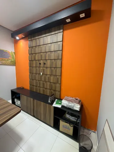 Rack com armário 