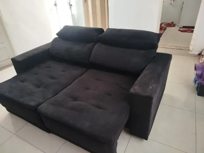 Sofá retrátil 2 lugares