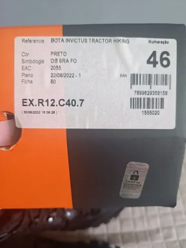 Bota Invictus Tractor