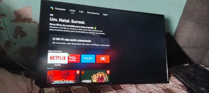 Duas Televisão smart 50 polegadas