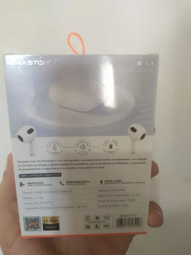 Fone de ouvido sem fio bluetooth novo lacrado. Entrego.