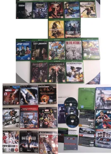 QUEIMA DE ESTOQUE - JOGOS XBOX ONE / PS4 + ITENS DIVERSOS