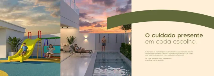Via Appia Residence Apartamento com Varanda e Área de Lazer Completa