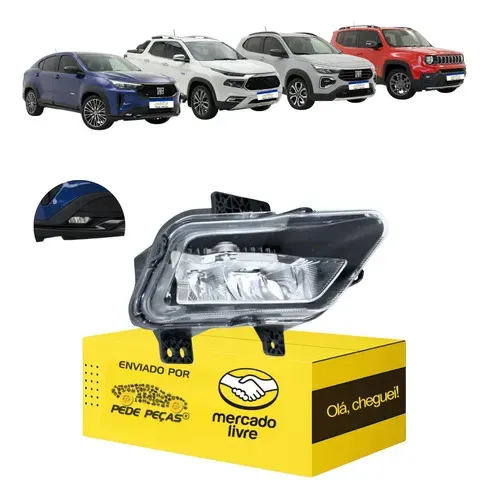 Farol Milha Auxiliar Cibie Jeep Renegade 2022 2023 A 2026 Ld Cristal