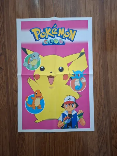 Pôster Pokemon da Revista Pokemon Club - 1999