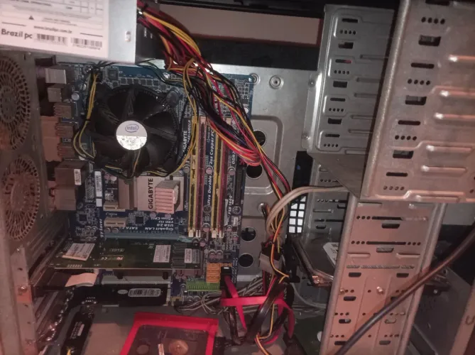 Computador com 8gb de ram - placa video gt210 c/ hdmi - placa mãe 4 slots ram
