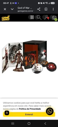 Coleção God of War Omega PS3 