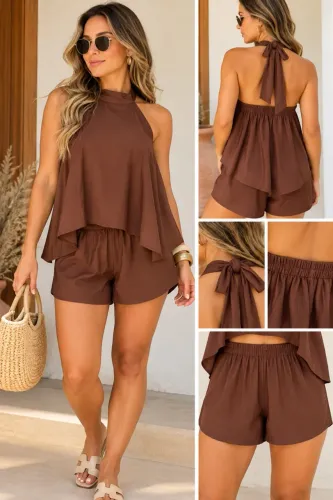 Conjunto Feminino Short + Bata