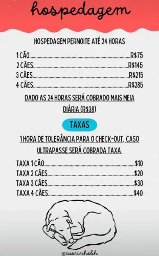 Hospedagem pet/ cachorro