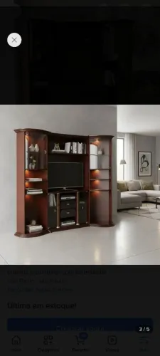 Estante Rudnick 4 estantes/4 prateleiras R$500,00