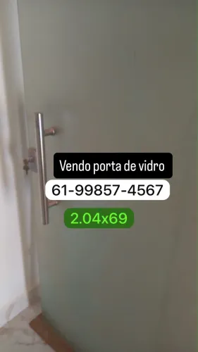 Portas de vidro 61- *