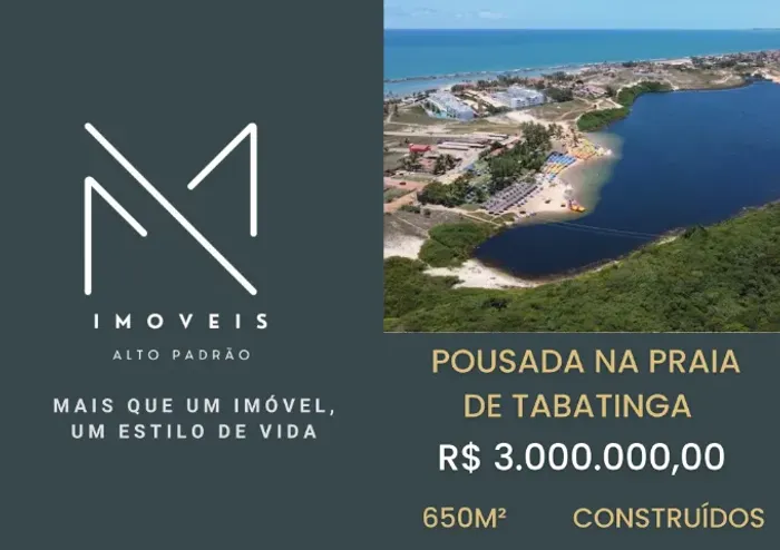 Pousada a venda Praia de Tabatinga