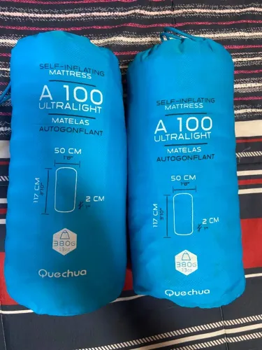 Quechua A 100 Ultralight - Isolante térmico de meio corpo