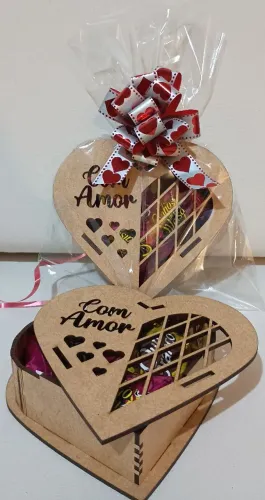 Dia dos Namorados - Coração com Chocolates