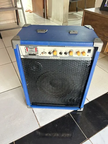 Caixa de som BT Frahm bluetooth azul 600w