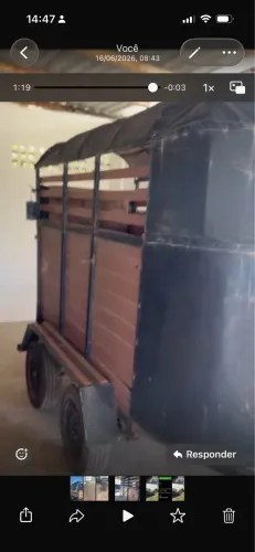 Vendo reboque para cavalo