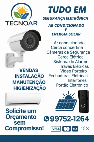 cerca , alarme , cameras , motor de portão ,fechaduras em até 12x