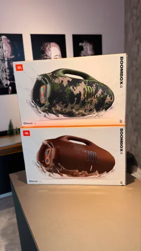 JBL BOOMBOX 4 MARROM E CAMUFLADA LANÇAMENTOS LACRADAS NOVAS