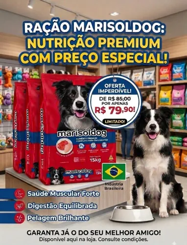 Ração premium Marisoldog