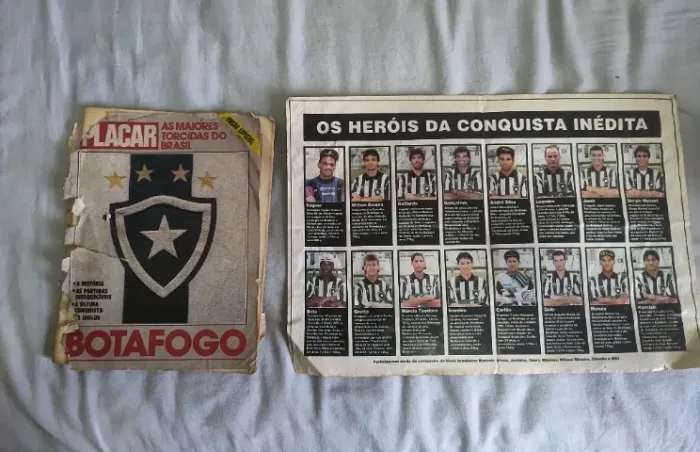 [PAUSADO] Revista Placar 1994 + Poster Botafogo campeão brasileiro 1995