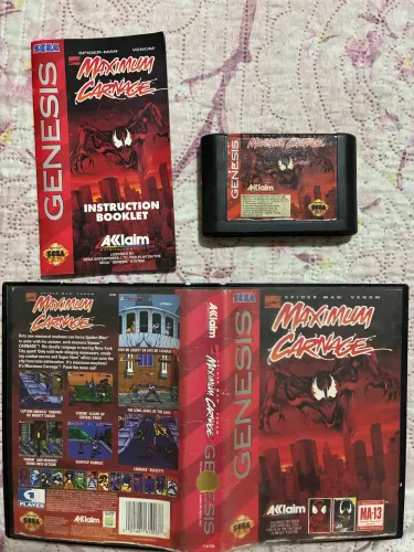 Spider-Man & Venom: Maximum Carnage - Sega Genesis