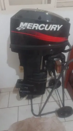 Motor de popa mercury 25hp americano impecável e revisado