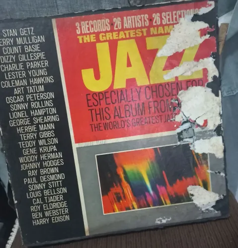 Album Jazz com 3 discos vinil
