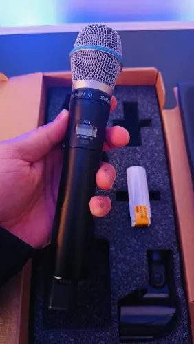 Microfone ADX2 B87 Bastão Sem Fio Profissional Axient Digital Beta 87A G55