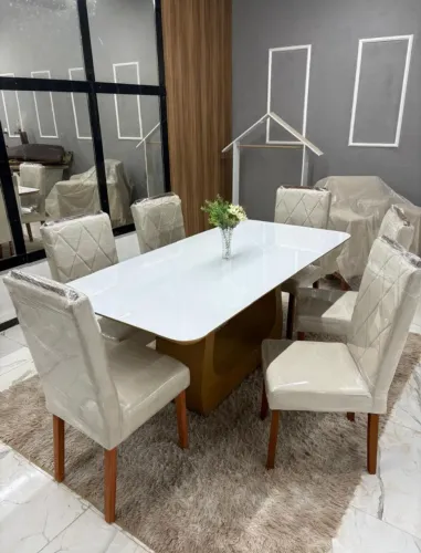 Conj. Mesa 6 cadeiras LUXO